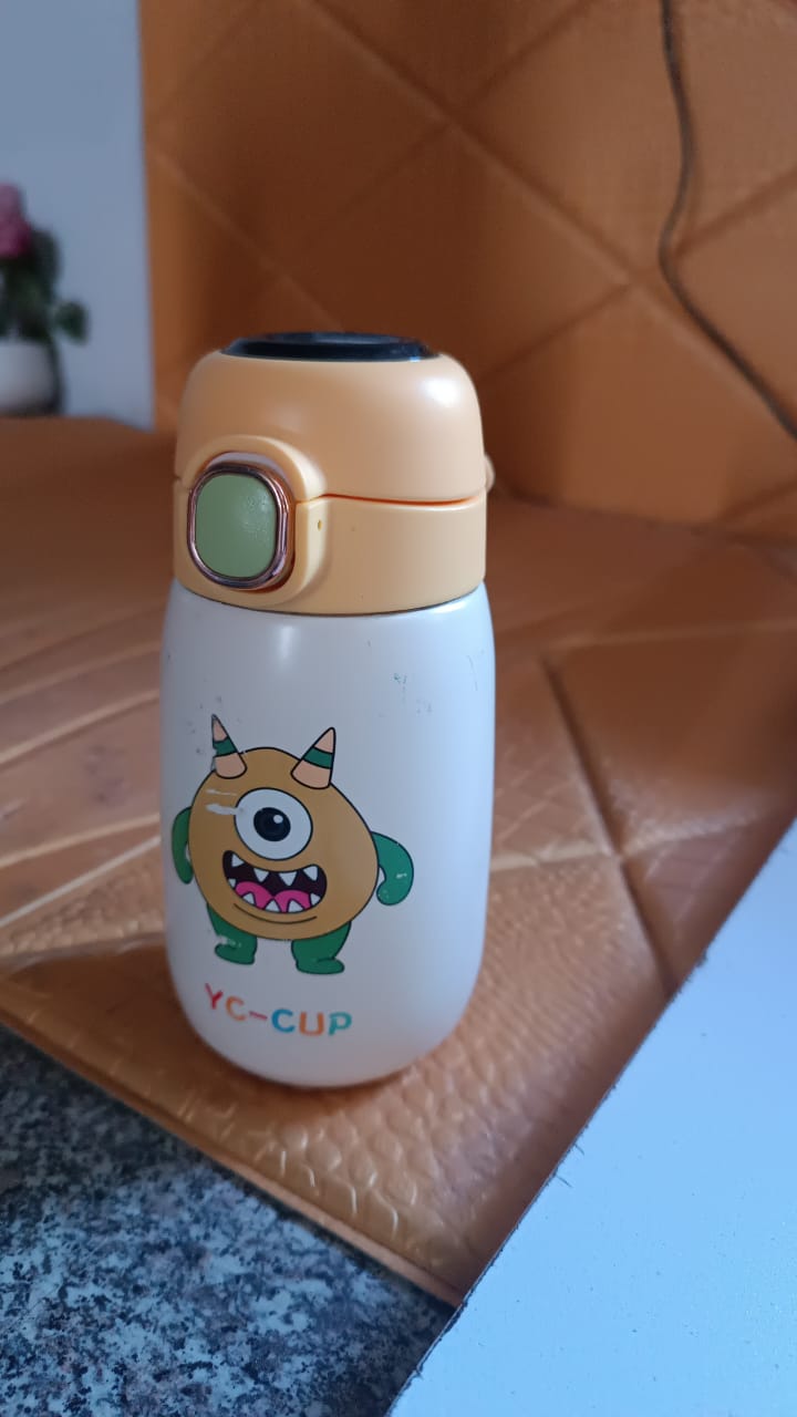 Stainless Steel Single Wall Insulated Flip Lid Kids Water Bottle (300 ML Approx) Stainless Steel Single Wall Insulated Flip Lid Kids Water Bottle (300 ML Approx)